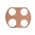 Back Camera Lens (Glass Only) With Adhesive For Xiaomi Redmi Note 9T