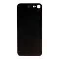 Back Glass With 3M Adhesive For iPhone 8 / SE (2020) (No Logo / Large Camera Hole) (Red)