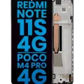 LCD Assembly With Frame For Xiaomi Redmi Note 11S 4G / Poco M4 Pro 4G (Aftermarket: Incel) (All Colors)