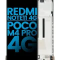 LCD Assembly With Frame For Xiaomi Redmi Note 11 (Aftermarket: Incel) (All Colors)