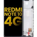 OLED Assembly With Frame For Xiaomi Redmi Note 10 4G / Redmi Note 10S (Refurbished) (All Colors)