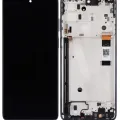 LCD Assembly With Frame For Motorola Moto G Stylus 5G (XT2215 / 2022) (Refurbished) (Steel Blue)