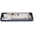 LCD Assembly With Frame For Motorola Moto G Stylus 5G (XT2215 / 2022) (Refurbished) (Steel Blue)