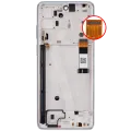 LCD Assembly With Frame For Motorola Moto G Stylus 5G (XT2215 / 2022) (Refurbished) (Seafoam Green)