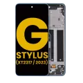 LCD Assembly With Frame For Motorola Moto G Stylus 4G (XT2317 / 2023) (Refurbished) (Blue)