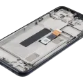 LCD Assembly With Frame For Nokia X100 5G (Refurbished) (Blue)