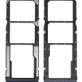 Dual Sim Card Tray For Xiaomi Redmi 10X 4G / Note 9 (Midnight Gray)