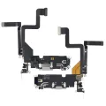 Charging Port Flex Cable For iPhone 14 Pro (Premium) (Silver)