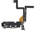 Charging Port Flex Cable For iPhone 14 Pro (Premium) (Silver)