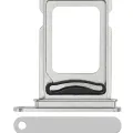 Dual Sim Card Tray For iPhone 14 Pro / 14 Pro Max (Silver)