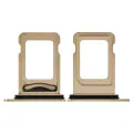Dual Sim Card Tray For iPhone 14 Pro / 14 Pro Max (Gold)