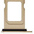 Dual Sim Card Tray For iPhone 14 Pro / 14 Pro Max (Gold)