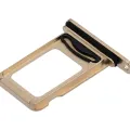 Dual Sim Card Tray For iPhone 14 Pro / 14 Pro Max (Gold)