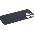 Back Glass With 3M Adhesive For iPhone 14 Pro (No Logo / Large Camera Hole) (Space Black)