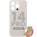 Back Glass With 3M Adhesive For iPhone 14 Pro (No Logo / Large Camera Hole) (Gold)