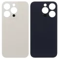 Back Glass With 3M Adhesive For iPhone 14 Pro (No Logo / Large Camera Hole) (Gold)