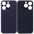 Заднє скло з проклейкою 3M для iPhone 14 Pro (No Logo) (великий отвір камери) (Deep Purple)