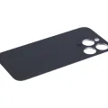 Заднє скло з проклейкою 3M для iPhone 14 Pro (No Logo) (великий отвір камери) (Deep Purple)