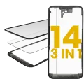 OCA Master 3-in-1 (Glass With OCA Pre-Installed + Frame) For iPhone 14