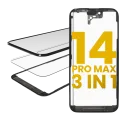 OCA Master 3-in-1 (скло з OCA встановленим + рамка) для iPhone 14 Pro Max