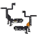 Charging Port Flex Cable For iPhone 14 Pro (Aftermarket Plus) (Silver)