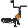Charging Port Flex Cable For iPhone 14 Pro (Aftermarket Plus) (Silver)