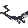 Charging Port Flex Cable For iPhone 14 Pro (Aftermarket Plus) (Silver)