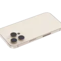 Back Housing W/ Small Parts For iPhone 14 Pro (US Version) (Used OEM Pull: Grade C) (Gold)
