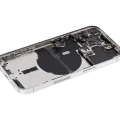 Back Housing W/ Small Parts For iPhone 14 Pro (US Version) (Used OEM Pull: Grade C) (Silver)