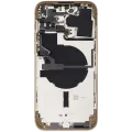 Back Housing W/ Small Parts For iPhone 14 Pro Max (US Version) (Used OEM Pull: Grade C) (Gold)