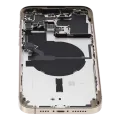 Back Housing W/ Small Parts For iPhone 14 Pro Max (US Version) (Used OEM Pull: Grade C) (Gold)