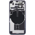 Back Glass w/ MagSafe Magnet & NFC & Flashlight Flex For iPhone 14 (Aftermarket) (No Logo) (Midnight)
