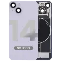 Back Glass w/ MagSafe Magnet & NFC & Flashlight Flex For iPhone14  (Aftermarket)  (No Logo) (Purple)