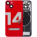 Back Glass w/ MagSafe Magnet & NFC & Flashlight Flex For iPhone 14 (Aftermarket)  (No Logo) (Red)