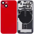 Back Glass w/ MagSafe Magnet & NFC & Flashlight Flex For iPhone 14 (Aftermarket)  (No Logo) (Red)