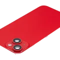 Back Glass w/ MagSafe Magnet & NFC & Flashlight Flex For iPhone 14 (Aftermarket)  (No Logo) (Red)