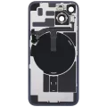 Back Glass w/ MagSafe Magnet & NFC & Flashlight Flex For iPhone 14 (Aftermarket) (No Logo) (Starlight)