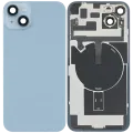 Back Glass w/ MagSafe Magnet & NFC & Flashlight Flex For iPhone 14 Plus (Aftermarket) (No Logo) (Blue)