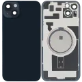 Back Glass w/ MagSafe Magnet & NFC & Flashlight Flex For iPhone 14 Plus (Aftermarket) (No Logo) (Midnight)