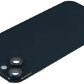 Back Glass w/ MagSafe Magnet & NFC & Flashlight Flex For iPhone 14 Plus (Aftermarket) (No Logo) (Midnight)