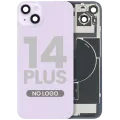 Back Glass w/ MagSafe Magnet & NFC & Flashlight Flex For iPhone 14 Plus (Aftermarket) (No Logo) (Purple)