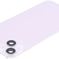 Back Glass w/ MagSafe Magnet & NFC & Flashlight Flex For iPhone 14 Plus (Aftermarket) (No Logo) (Purple)