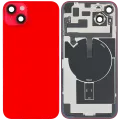 Back Glass w/ MagSafe Magnet & NFC & Flashlight Flex For iPhone 14 Plus (Aftermarket) (No Logo) (Red)