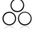 Back Camera Bezel Ring Only For iPhone 14 Pro / 14 Pro Max (Space Black) (3 Piece Set)