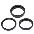 Back Camera Bezel Ring Only For iPhone 14 Pro / 14 Pro Max (Space Black) (3 Piece Set)