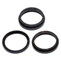 Back Camera Bezel Ring Only For iPhone 14 Pro / 14 Pro Max (Space Black) (3 Piece Set)