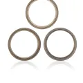 Back Camera Bezel Ring Only For iPhone 14 Pro / 14 Pro Max (Gold) (3 Piece Set)