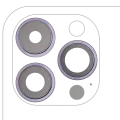 Back Camera Lens With Bracket & Bezel For iPhone 14 Pro / 14 Pro Max (3 Piece Set) (Premium) (Deep Purple)