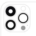 Скло камери з проклейкою для iPhone 14 Pro / 14 Pro Max (3 шт) (Aftermarket Plus)