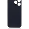 Заднє скло з проклейкою 3M для iPhone 14 Pro Max (No Logo) (великий отвір камери) (Space Black)